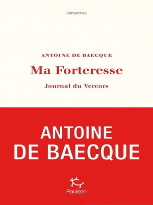 cover image of Ma forteresse--Journal du Vercors